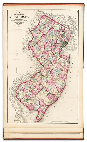 (NEW JERSEY.) F.W. Beers. State Atlas of New Jersey.